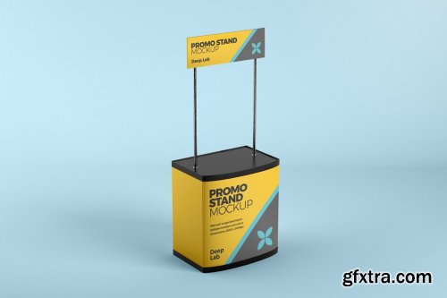 CreativeMarket - Promo Stand Mockup Set 4430538