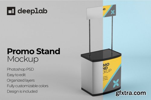 CreativeMarket - Promo Stand Mockup Set 4430538