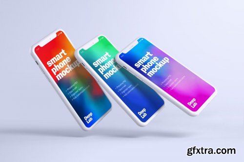 CreativeMarket - iPhone 11 Pro Clay Mockup Set 4434088