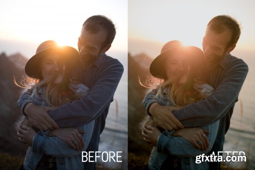 CreativeMarket - Pure Sunset Lightroom Presets 4400317