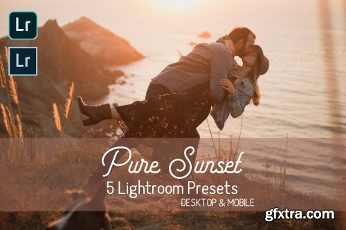 CreativeMarket - Pure Sunset Lightroom Presets 4400317