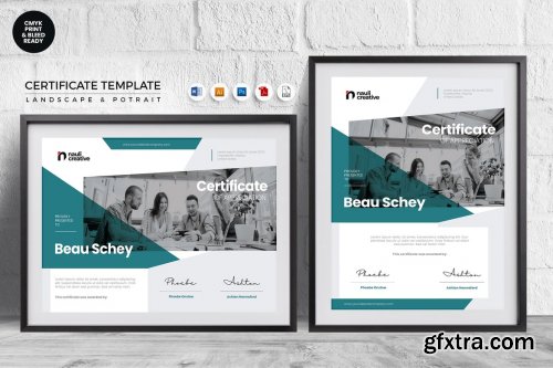 Professional Certificate Template