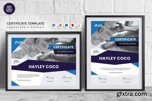 Professional Certificate Template