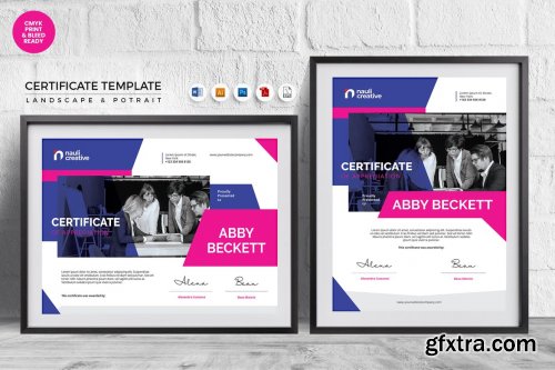 Professional Certificate Template