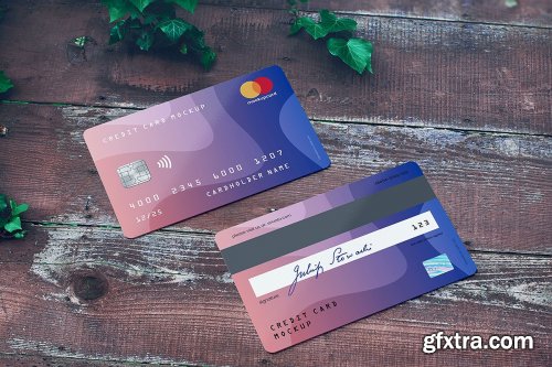 CreativeMarket - Credit Card Membership Card MockUp 4404874