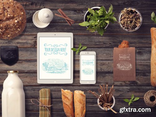 Organic Food Mockup