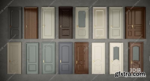 Set of Doors 3D models