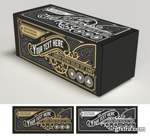 CreativeMarket - Vintage-Style Label Layout 4451909