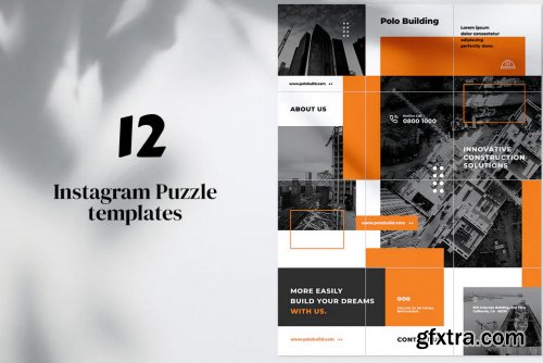 POLO Construction Instagram Puzzle & Facebook Post