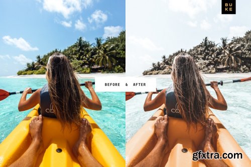 CreativeMarket - 5 Coconut Lightroom Presets Pack 3862010