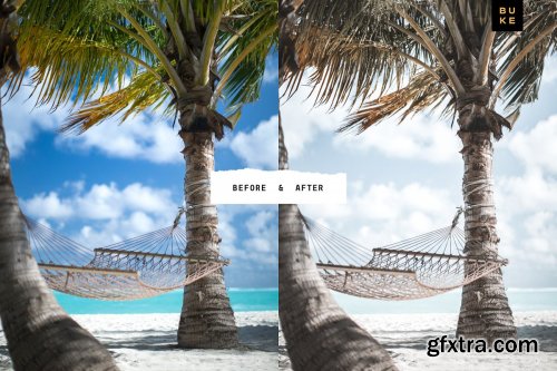 CreativeMarket - 5 Coconut Lightroom Presets Pack 3862010