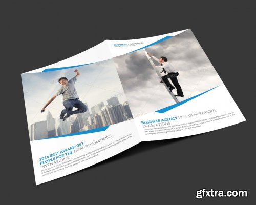 CreativeMarket - Multi Business Bi-fold Brochure 4325990