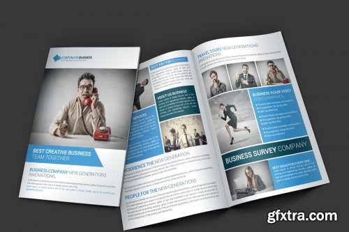 CreativeMarket - Communication Company Brochure 4325951