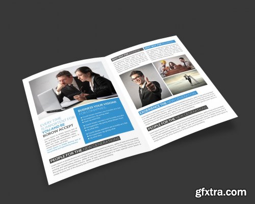 CreativeMarket - Multi Business Bi-fold Brochure 4325990