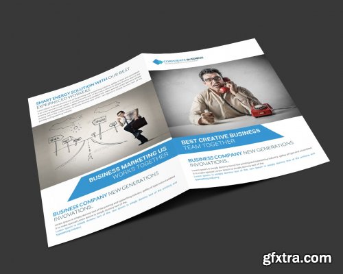 CreativeMarket - Communication Company Brochure 4325951