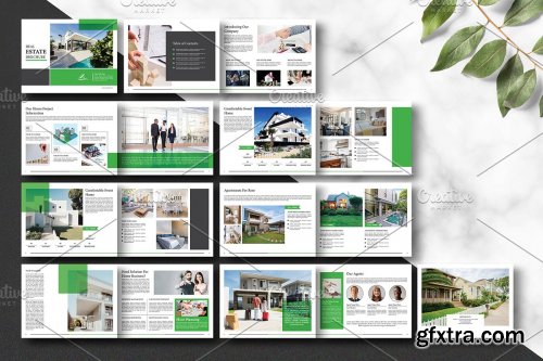 CreativeMarket - Real Estate Brochure Catalog V911 4073252