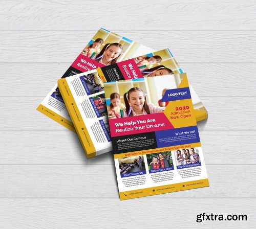 CreativeMarket - Admission Flyer Templates 4409517