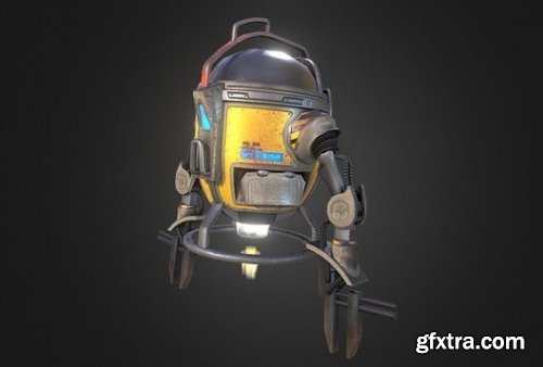 Mech drone 3d model