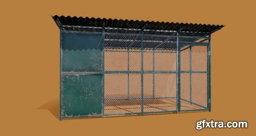 Animated Shelter 3D model