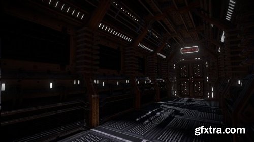 Sci-Fi Interior 3d model