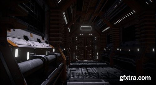 Sci-Fi Interior 3d model