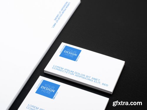 Business Cards and Letterhead Mockup 245404772