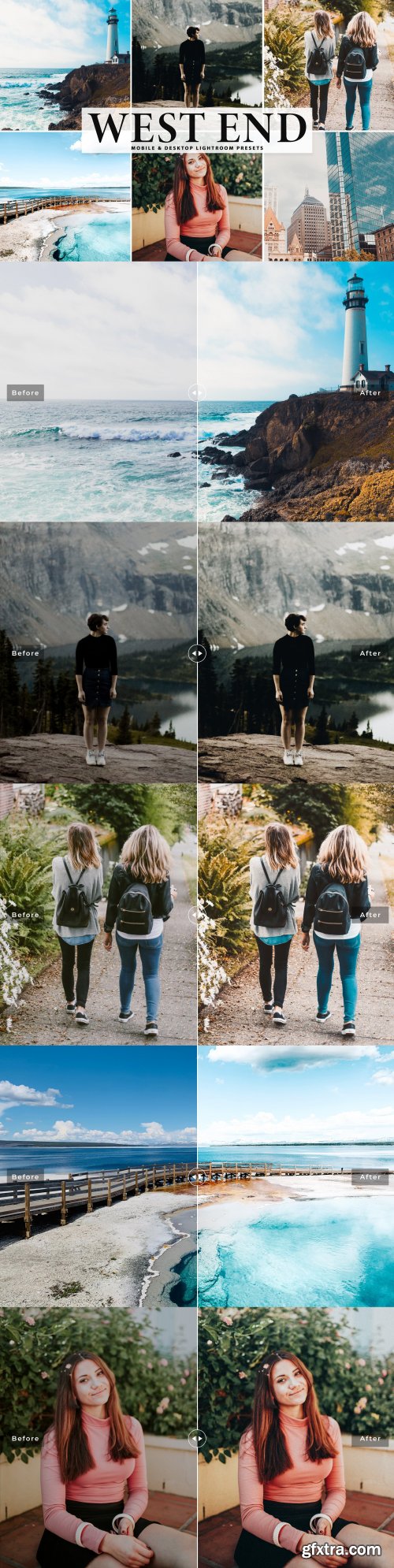 CreativeMarket - West End Lightroom Presets Pack 4473017