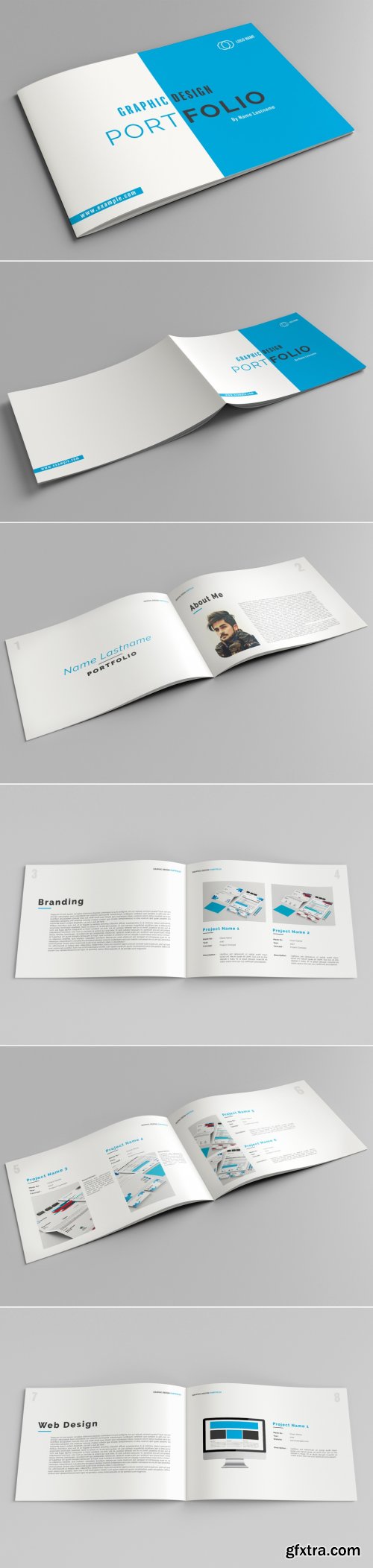 Multi-Page Portfolio Layout 217325584