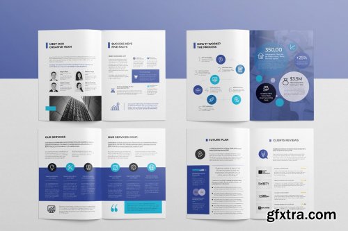 CreativeMarket - Word Profile Template 16 Pages 4469445