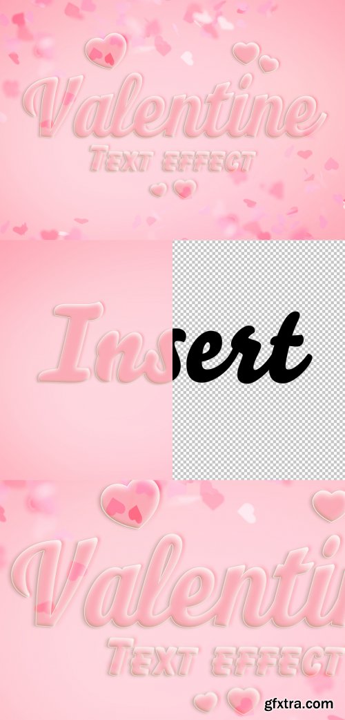 Valentine's Day Text Effect Mockup 315395701