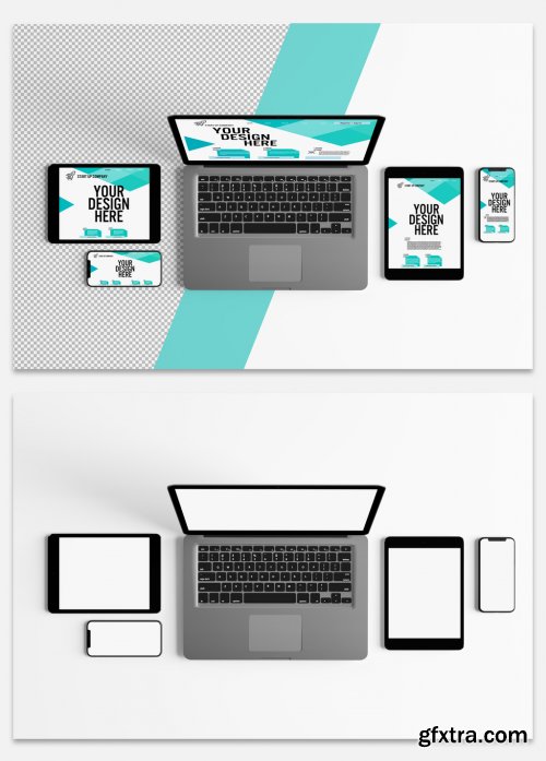 Various Digital Devices Mockup 315689928