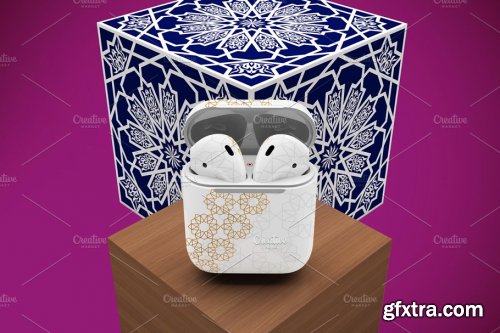 CreativeMarket - Arabic Airpods mockup 4436435