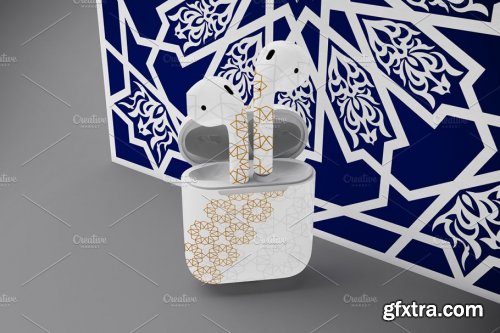 CreativeMarket - Arabic Airpods mockup 4436435