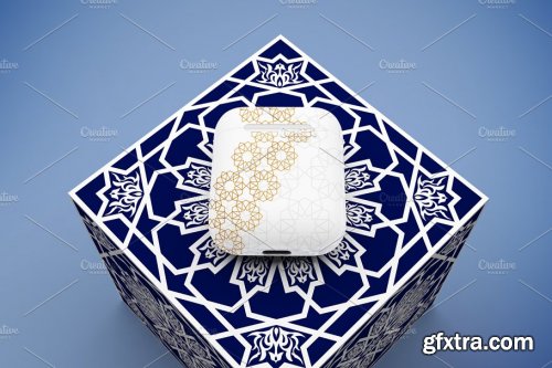 CreativeMarket - Arabic Airpods mockup 4436435