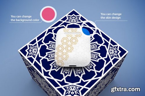 CreativeMarket - Arabic Airpods mockup 4436435