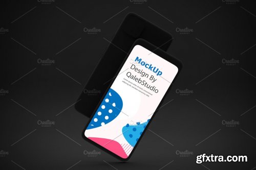 CreativeMarket - Dark Pixel 4 mockup 4436515