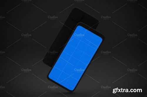 CreativeMarket - Dark Pixel 4 mockup 4436515