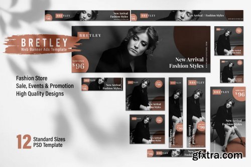 BRETLEY Fashion Store Web Banner Ads