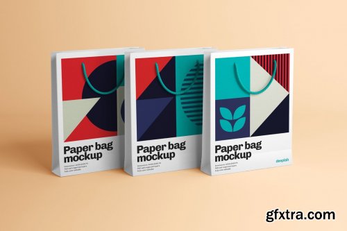 CreativeMarket - Paper Bag Mockup - 10 Sets 4429120