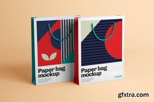 CreativeMarket - Paper Bag Mockup - 10 Sets 4429120