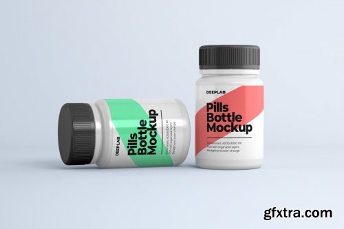 CreativeMarket - Medical Pill Bottle Mockup - 11 set 4429056