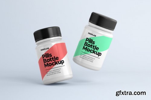 CreativeMarket - Medical Pill Bottle Mockup - 11 set 4429056