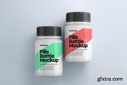 CreativeMarket - Medical Pill Bottle Mockup - 11 set 4429056