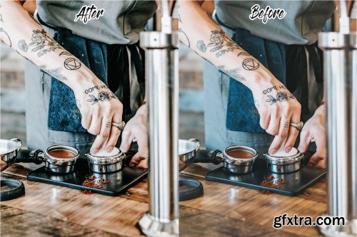 CreativeMarket - CAFE & FOOD FILM LIGHTROOM PRESETS 4433385