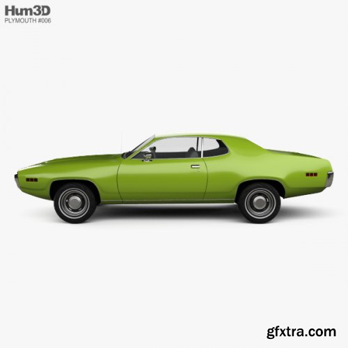 HUM3D - Plymouth Satellite 1971 3D model