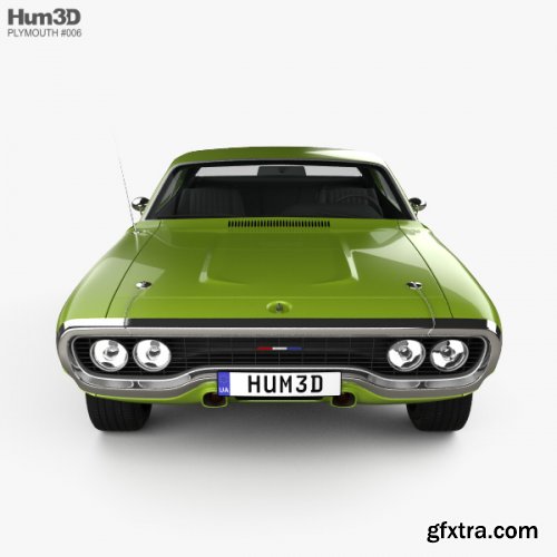 HUM3D - Plymouth Satellite 1971 3D model