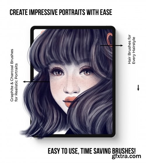 CreativeMarket - Perfect Portrait Brush Bundle 4383361