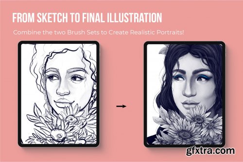 CreativeMarket - Perfect Portrait Brush Bundle 4383361