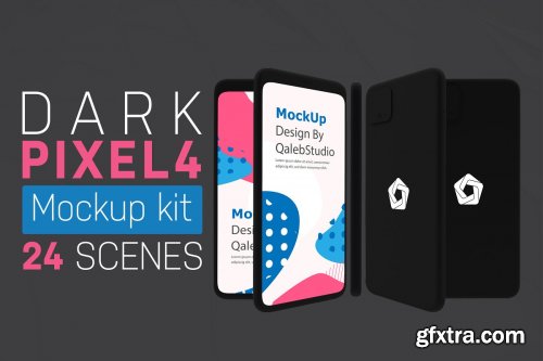 CreativeMarket - Dark Pixel 4 Kit 4444602