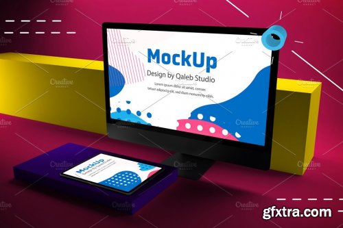 CreativeMarket - Abstract Responsive Mock Up V.2 4444567